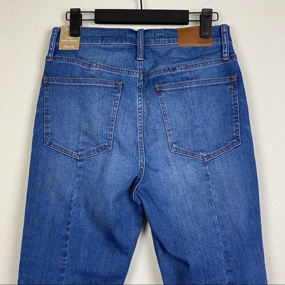 MADEWELL Cali Demi Boot Jeans Kemper Wash NEW - Picture 8 of 9